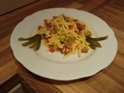 Nudelgericht - Spätzlesalat mit Kabanossi - Rezept
