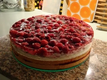Himbeer-Mascarpone -Torte / Muttertagskuchen - Rezept - Bild Nr. 2
