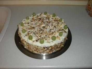 Rezept: Trauben - Sahne - Torte Trauben - Sahne - Torte - Rezept