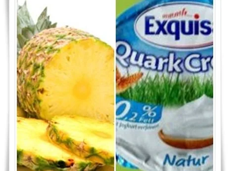 Rezept: Ananas-Quark-Creme Bild Nr. 2 Ananas-Quark-Creme - Rezept - Bild Nr. 2