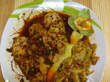 Sommerliches Minutenschnitzel mit Pfannenpfifferlingen - Rezept