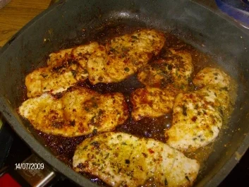 Sommerliches Minutenschnitzel mit Pfannenpfifferlingen - Rezept - Bild Nr. 2