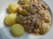 Würzige Schmorgurken - Rezept