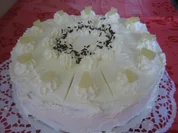 Rezept: ANANAS - FRISCHKÄSE - SAHNE - TORTE ANANAS - FRISCHKÄSE - SAHNE - TORTE - Rezept