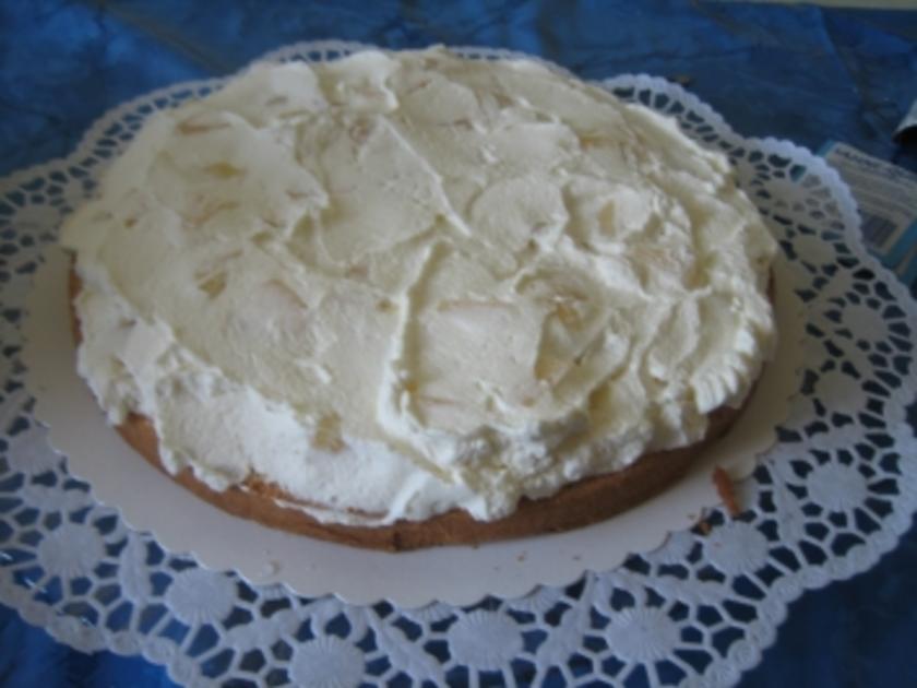 ANANAS - FRISCHKÄSE - SAHNE - TORTE - Rezept - kochbar.de