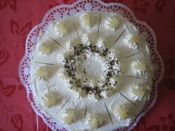 ANANAS - FRISCHKÄSE - SAHNE - TORTE - Rezept - Bild Nr. 8