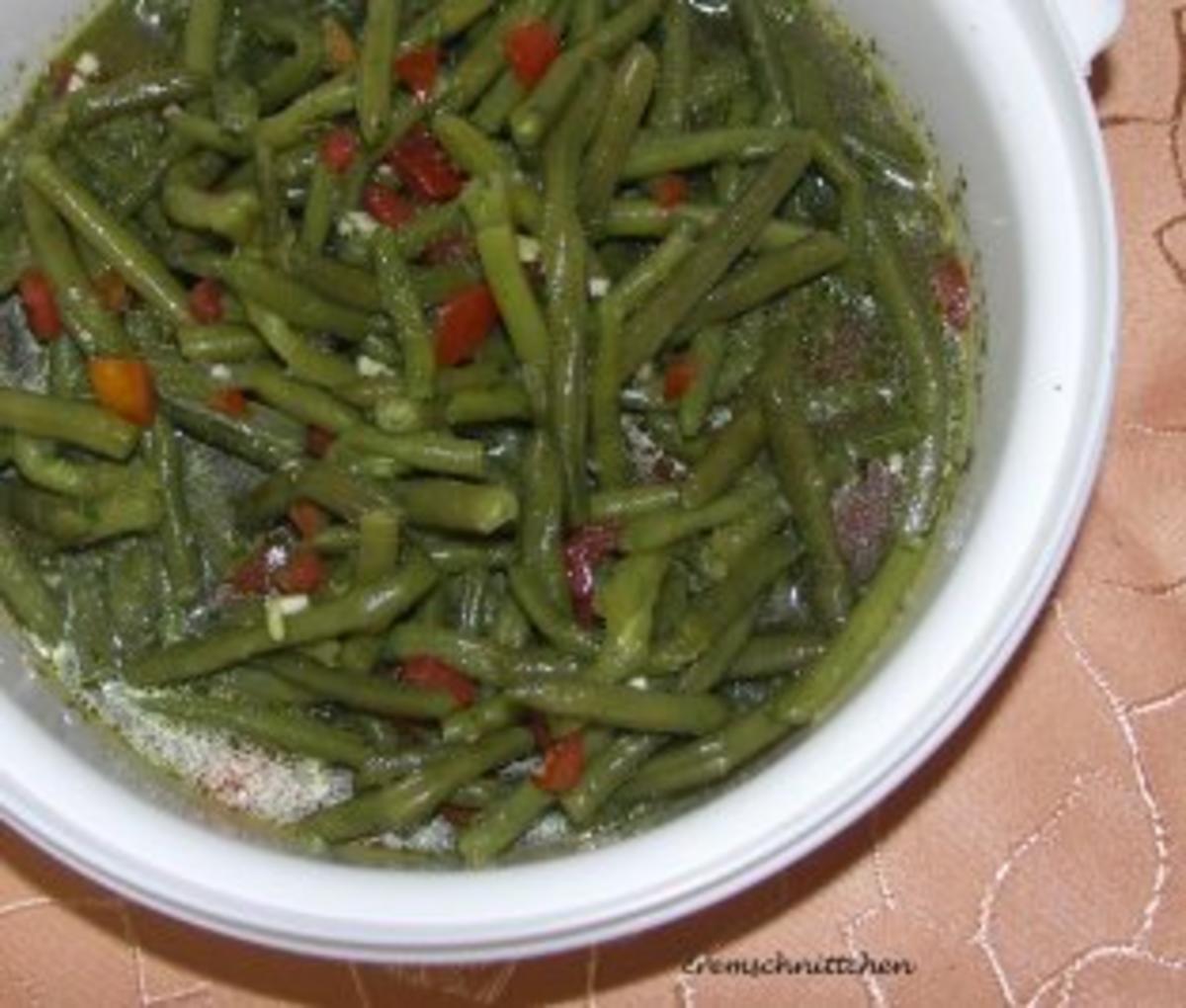 Bilder für Bohnensalat mit Prinzessbohnen und Cherrytomaten - Rezept