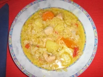 Rezept: Gemüse-Nudel-Süpple Bild Nr. 2 Gemüse-Nudel-Süpple - Rezept - Bild Nr. 2