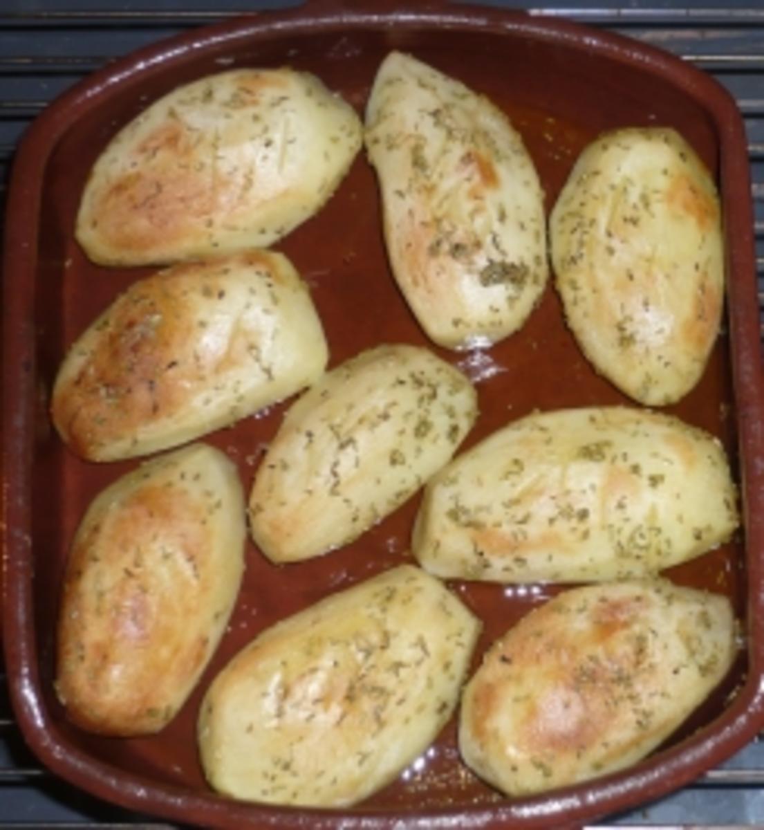 Backkartoffeln mit Salzkruste - Rezept