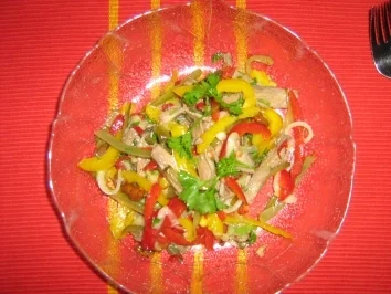 Rindfleischsalat vom Steak - Rezept