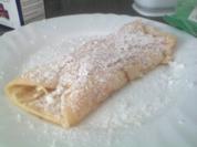 Raffaelo-Kokos-Pfannkuchenrolle - Rezept