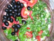 Sardischer Kartoffelsalat (z.B. mit Fleischspießen oder mit gebratenen Fischfilets (lecker, leichte Sommerküche) - - Rezept
