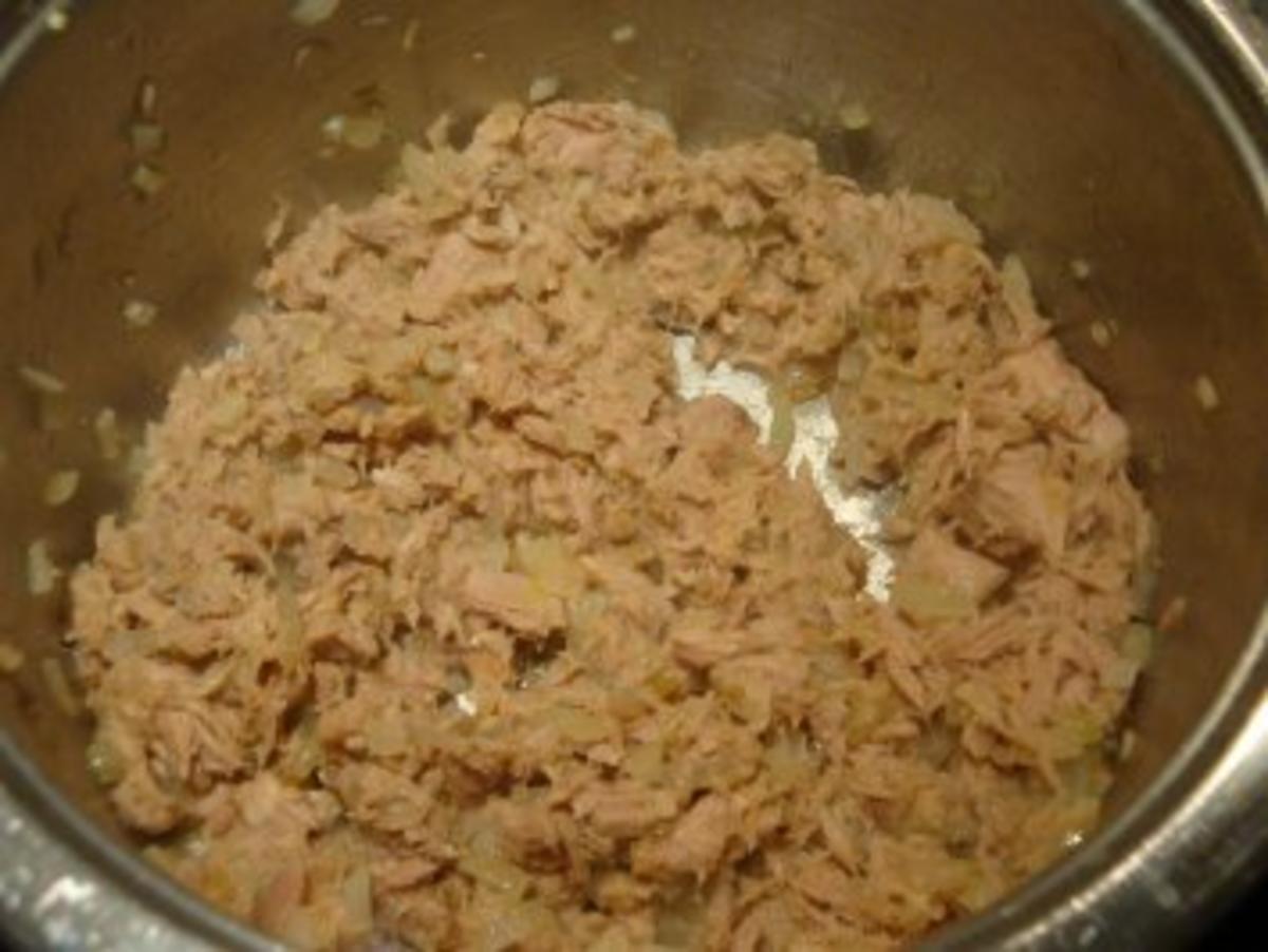 Reis-Spinat-Auflauf mit Tunfischsauce - Rezept - Bild Nr. 5