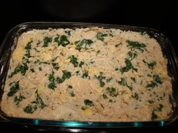 Rezept: Reis-Spinat-Auflauf mit Tunfischsauce Bild Nr. 12 Reis-Spinat-Auflauf mit Tunfischsauce - Rezept - Bild Nr. 12