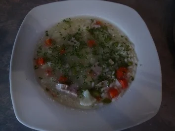 Rezept: Gemüsesuppe mit Reis Gemüsesuppe mit Reis - Rezept