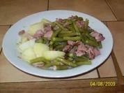 grüne Bohne mit Kasseler - Rezept