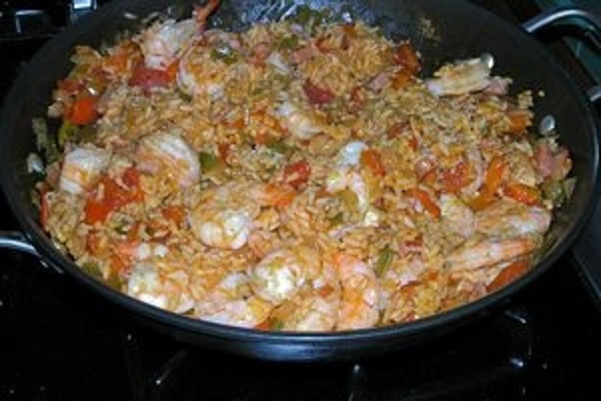 Jambalaya mit Garnelen und Huhn - Rezept - kochbar.de