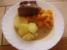 Rezept: Krustenbraten Möhrengemüse Kartoffeln Krustenbraten Möhrengemüse Kartoffeln - Rezept