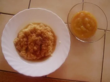 Milchreis - Zimtzucker - braune Butter- Apfelmus - Rezept