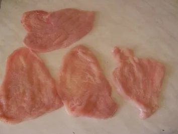 gefüllte Putenschnitzel-Nudeln-etwas andere Soße - Rezept - Bild Nr. 2