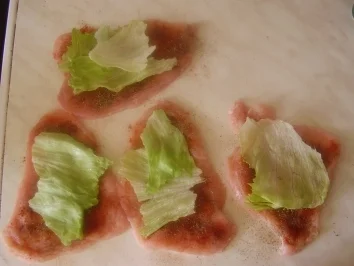 gefüllte Putenschnitzel-Nudeln-etwas andere Soße - Rezept - Bild Nr. 4