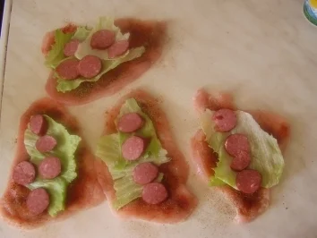 gefüllte Putenschnitzel-Nudeln-etwas andere Soße - Rezept - Bild Nr. 5