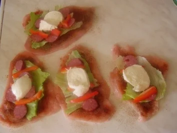 gefüllte Putenschnitzel-Nudeln-etwas andere Soße - Rezept - Bild Nr. 6