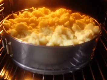 Mohnkuchen mit Streuselteig - Rezept