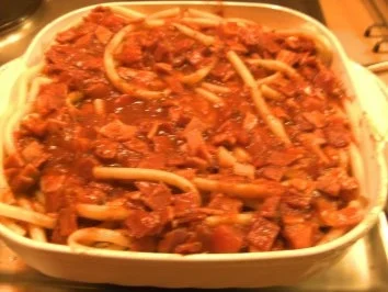 Aufläufe/ Überbackenes: Nudelauflauf - Rezept - Bild Nr. 5