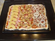 Pizzablech - Rezept
