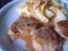 Schweinemedaillons an Kochkäsesauce - Rezept