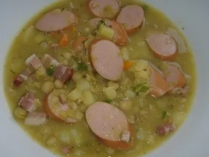 Rezept: Erbseneintopf " rheinische Art " Erbseneintopf " rheinische Art " - Rezept