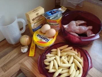 Rezept: Hauptgericht - Geflügel - Hähnchenschenkel Pfälzer Art mit Weinkraut Bild Nr. 2 Hauptgericht - Geflügel - Hähnchenschenkel Pfälzer Art mit Weinkraut - Rezept - Bild Nr. 2