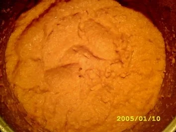 Rezept: Karotten-Kokos-Suppe mit fruchtig-frechen Shrimps Bild Nr. 7 Karotten-Kokos-Suppe mit fruchtig-frechen Shrimps - Rezept - Bild Nr. 7