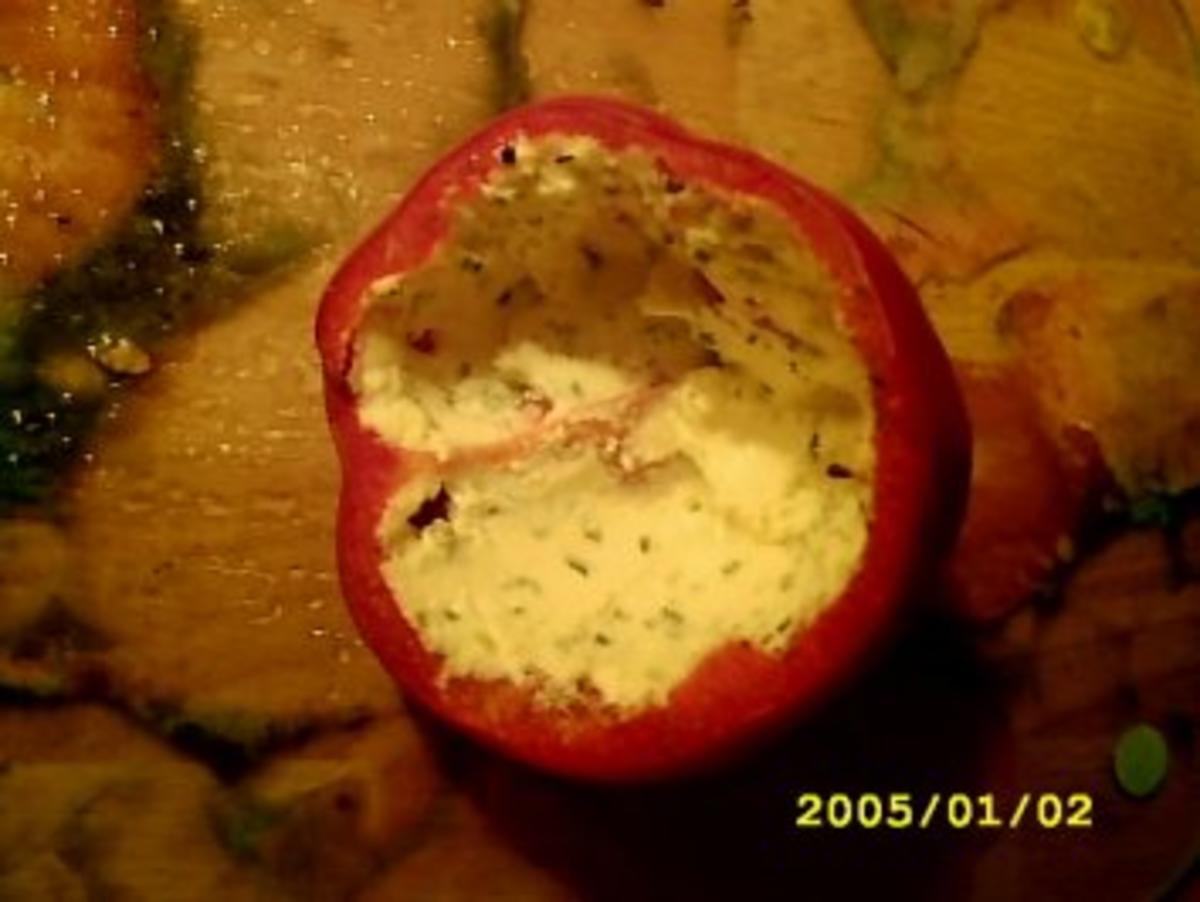 Gefüllte Paprika mit Kräuterchampignons - Rezept - Bild Nr. 5