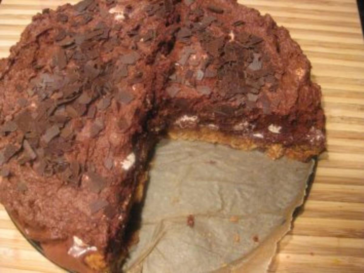Mousse au Chocolat - Torte knusprig & knackig - Rezept