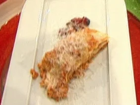 Lasagne vom Truthahn mit Béchamel und geschmorter Paprika - Rezept