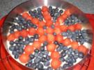 Melonen - Heidelbeer - Torte - Rezept