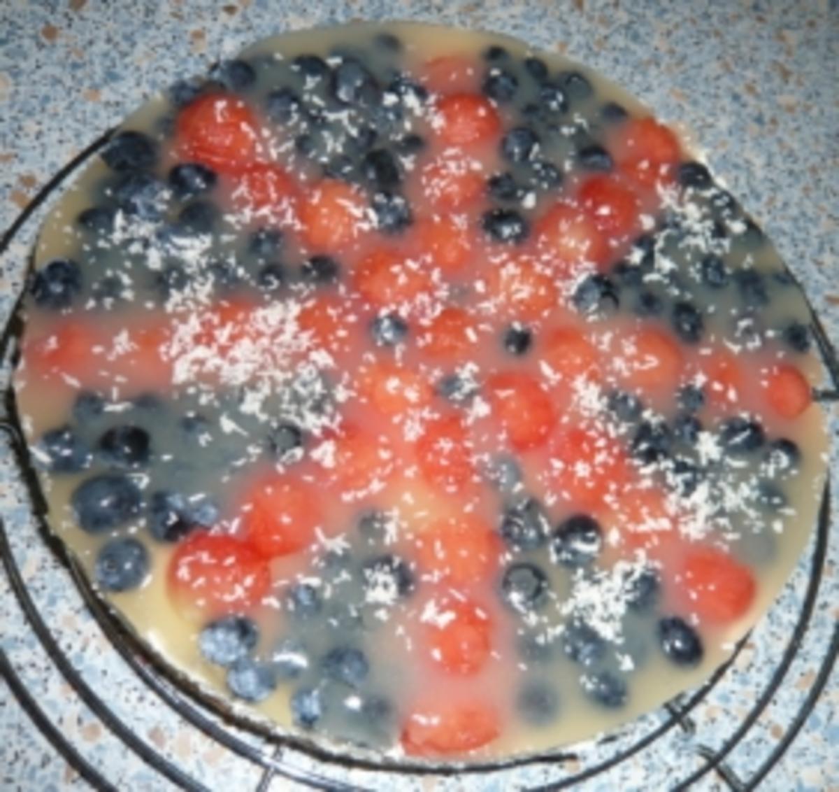 Melonen - Heidelbeer - Torte - Rezept - Bild Nr. 3