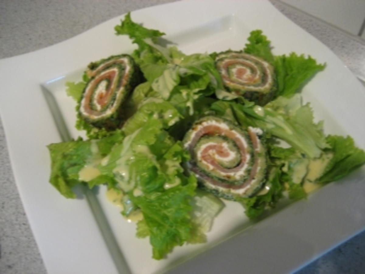 Bilder für Spinat - Lachs - Rolle Rezept