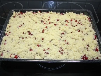 Blech: Johannisbeer-Quark-Streuselkuchen - Rezept - Bild Nr. 7