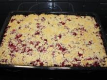 Blech: Johannisbeer-Quark-Streuselkuchen - Rezept