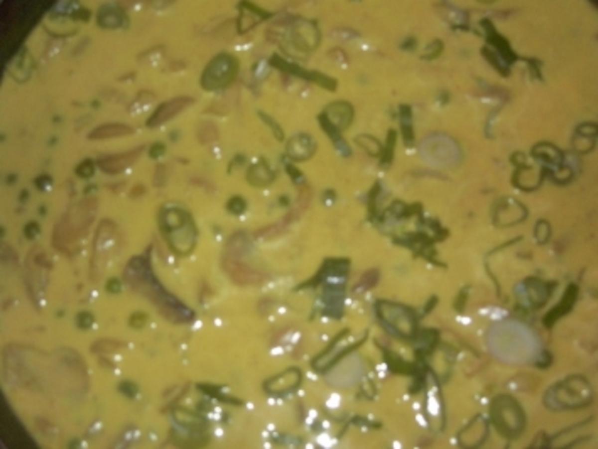 Currysauce mit Schnitzelfleich - Rezept