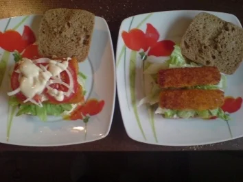 Fischstäbchen-Burger - Rezept - Bild Nr. 2