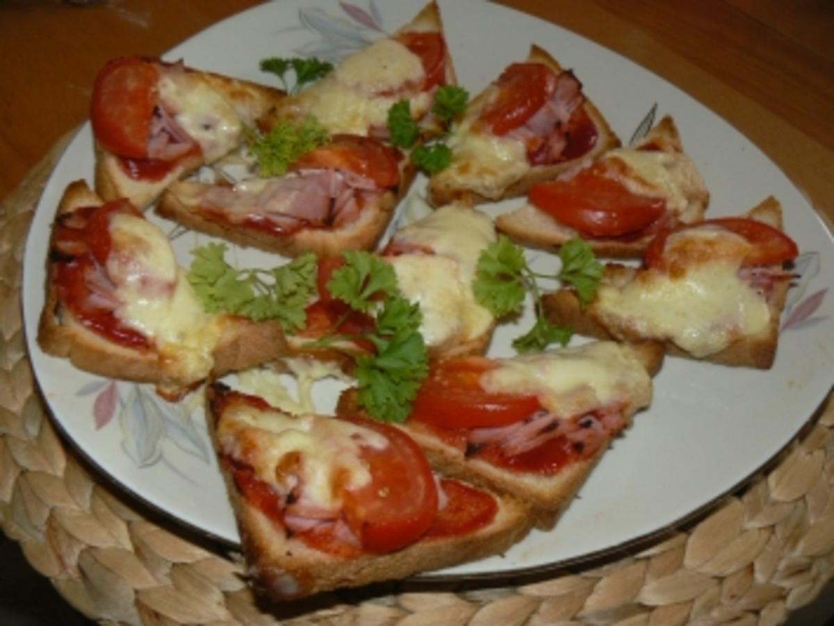 Pizzabrote Mal Was Anderes Aus Toastbrot Zubereitet