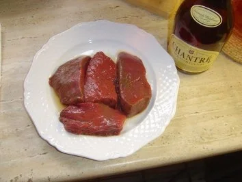 Hirschsteaks ala Orange - Rezept - Bild Nr. 3