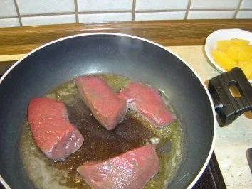 Hirschsteaks ala Orange - Rezept - Bild Nr. 5
