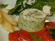 Zander im Spinatmantel mit Paprikamarmelade - Rezept