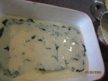Lasagne Spinaci (Spinat Lasagne) Vegetarisch - Rezept - Bild Nr. 4