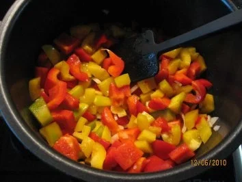 Spinat- Paprika- Pasta - Rezept - Bild Nr. 3